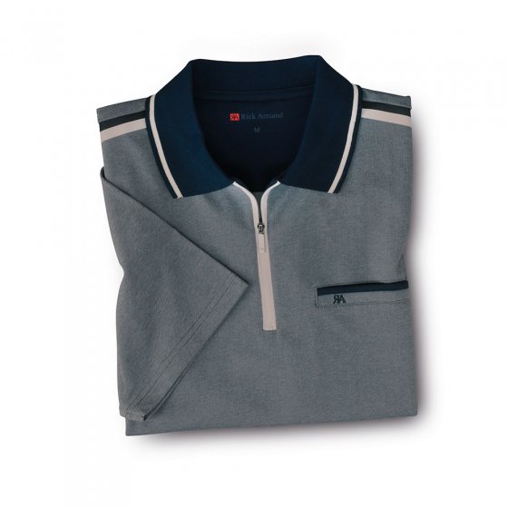 Poloshirt met structuur 